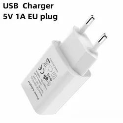 Universal Wall USB Charger Adapter with Multiple Plug Options - Efficient Power Supply for Phone and Electronic Device Charging (Warm White)