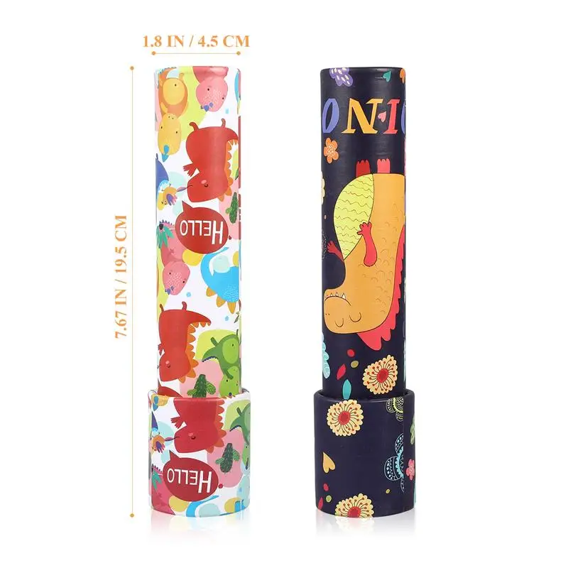 2pcs Kids Kaleidoscopes Early Educational Toys Children Toddlers Kaleidoscopes (Random Style)