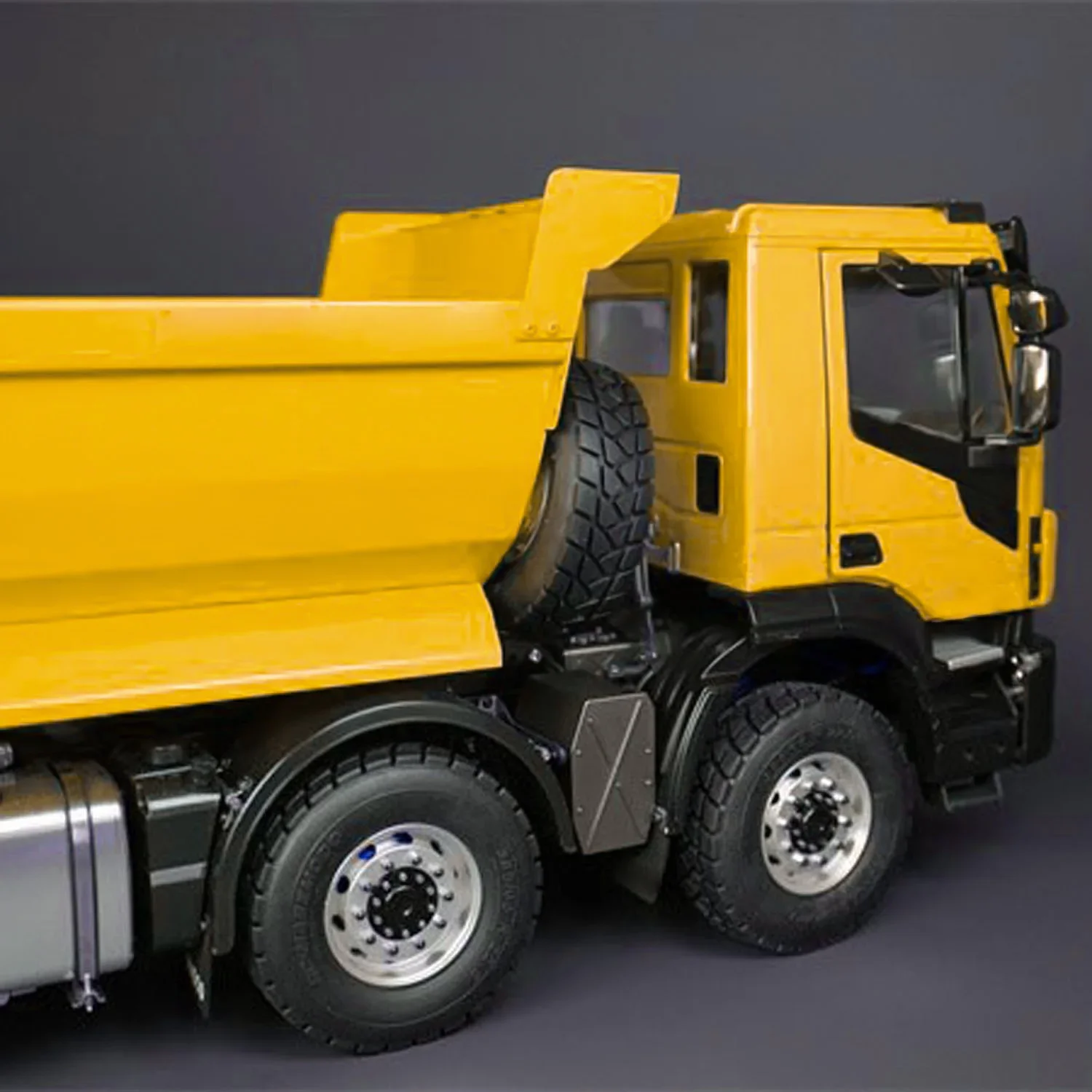 1/14 Metal RC Hydraulic Dump Truck Cars 4x2 8x4 8x8 Remote Control Tipper Light Sound Assembled Boy Gift TH23646 cars  trucks 6
