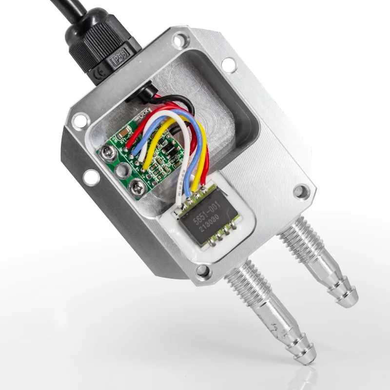 Differential Pressure Transmitter Range-10-0-10Kpa Digital Micro Difference RS485 Output Pressure Converter Sensor QDF70B pressure sensor
