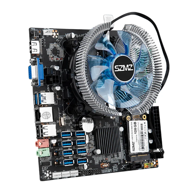 ATX-B75E computer Desktop motherboard DDR3 memory 128G Hard disk G530 processor CPU Heat sink