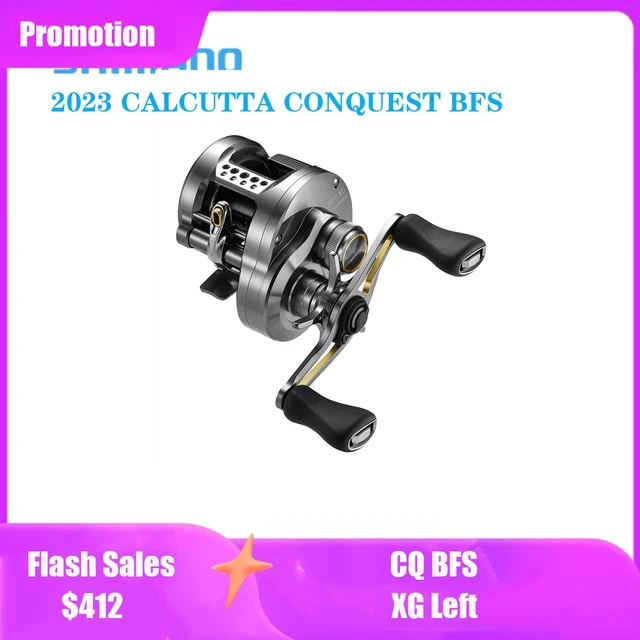 2023 NEW Original SHIMANO CALCUTTA CONQUEST BFS Drum wheel XG Left Hand FTB  brake System Micro Dedicated Fishing Reel - AliExpress