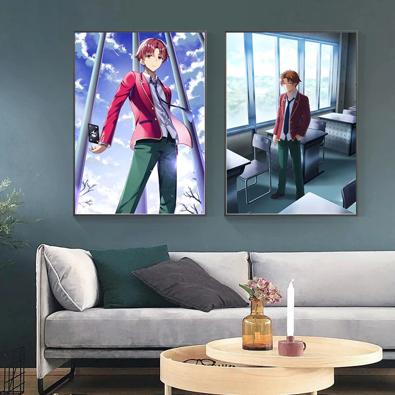 New Anime Classroom of the Elite Self-adhesive Art Poster Waterproof Paper  Sticker Coffee House Bar Posters Wall Stickers - AliExpress