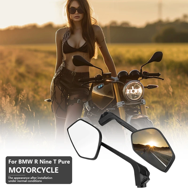 BMW R Nine T 퓨어 2017-2024 용 2024 백미러, 알루미늄 오토바이 액세서리, 백미러, 눈부심 방지 미러
