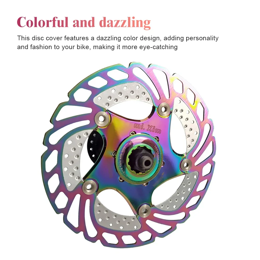 Bicycle Centerlock Disc Brake Rotor Lockring Aluminum Alloy MTB Bike Disc To Center Lock Ring Adapter Centerlock Cover