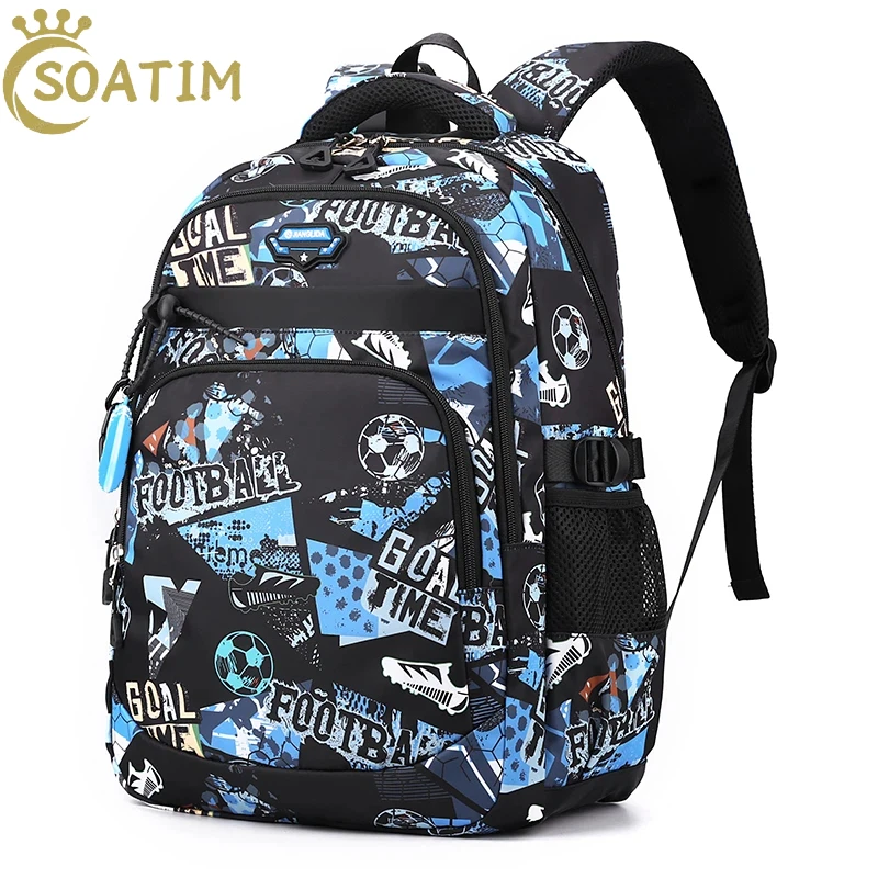 Children School Backpack for Boys Schoolbag for Kids Teenage Elementary Middle Waterproof Lightweight Bookbag Daypack 3-9 Garde 1