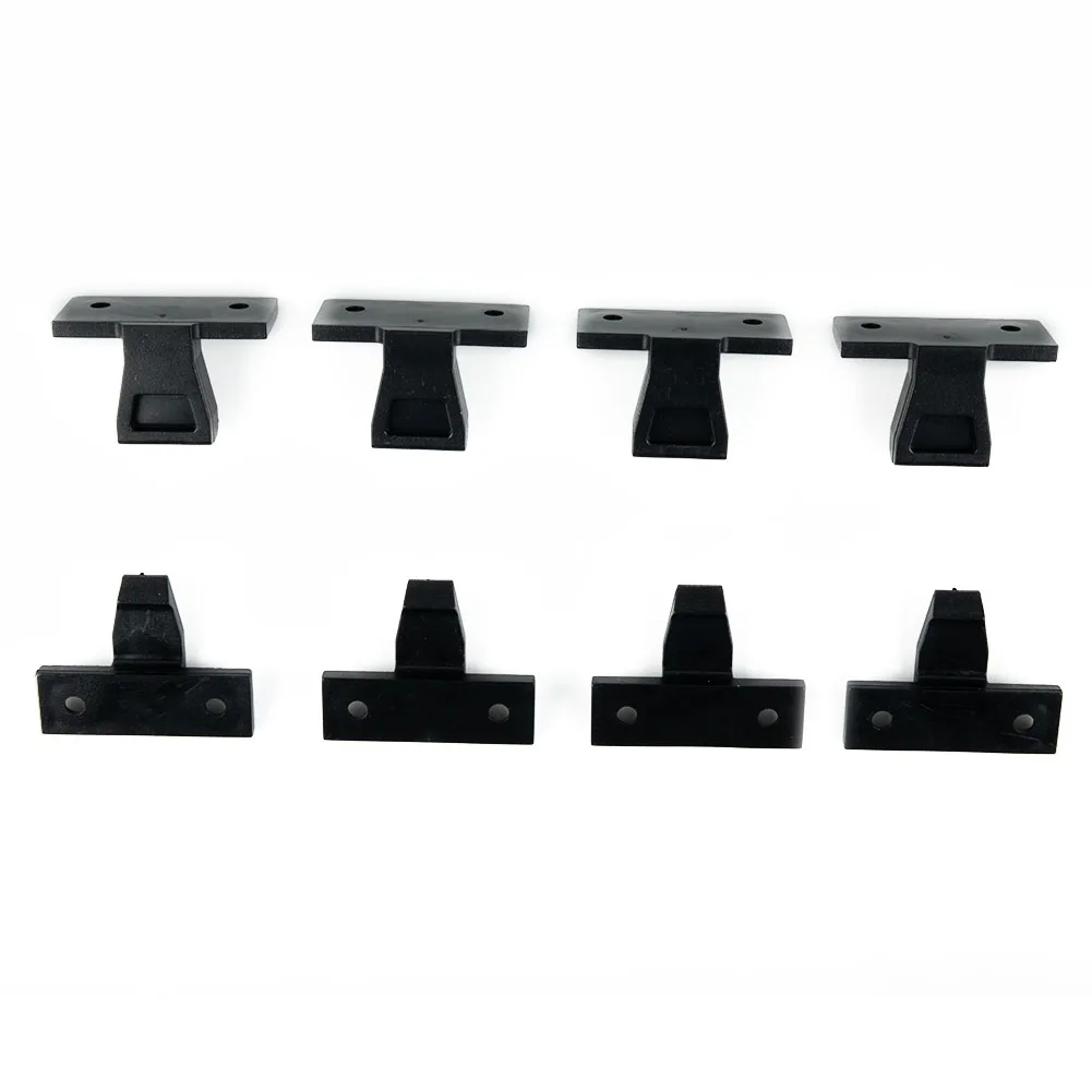 Clips de sujeción para Panel de cocina, accesorio negro ABS, materiales de alta calidad, 20kg