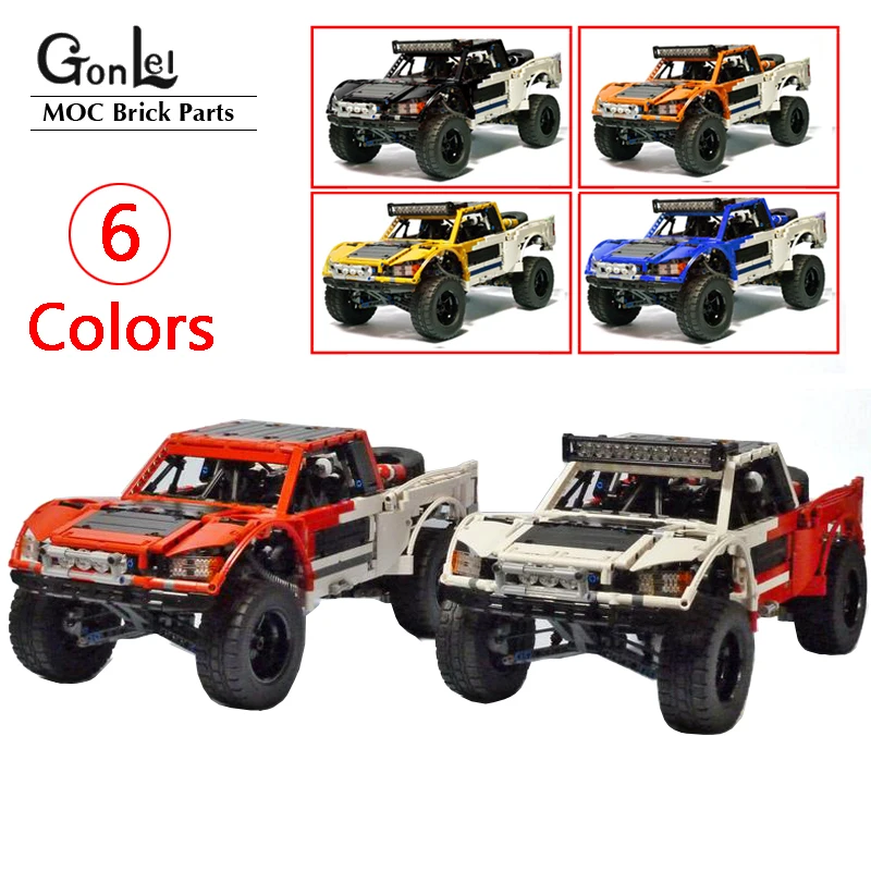 

Technical Series SUV Cars Pickup Truck Bricks MOC-3662 Baja Trophy Trucks Model Building Blocks Kits DIY Toys Boys Gifts