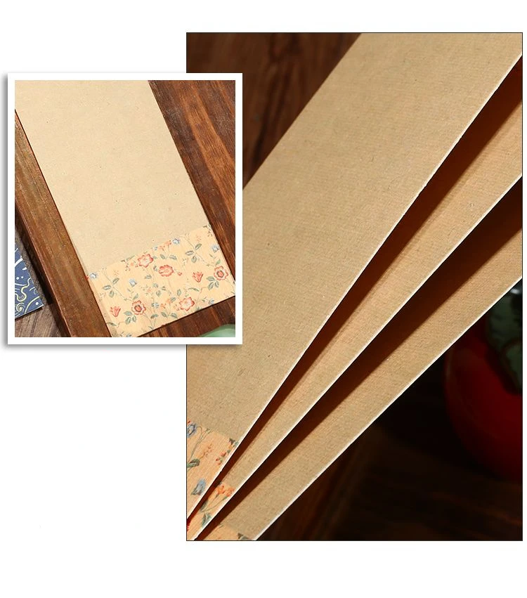 Batik Xuan Papier Lesezeichen antike bunte DIY Handschrift Karte Lesezeichen kreative Retro chinesische Kalligraphie Malerei Lesezeichen – Detail 6