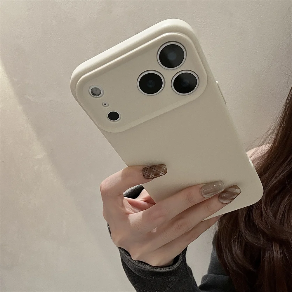 Ultra Thin Silicone Matte Soft Phone Case with Air Lens Protection and Shockproof Cover