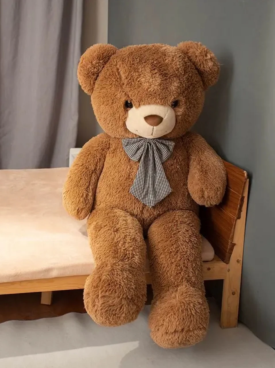 Large Plu Teddy Bear Doll S Pillow Girls Birthday Gift Fabric Toy Hable Bear Stuffed Animal Adult Universal PP Co...