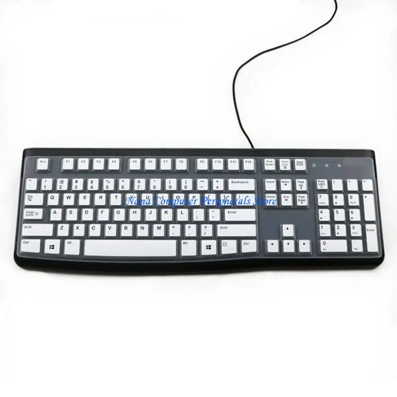 Waterproof Silicone Ergonomic Keyboard Protector Skin Replacement