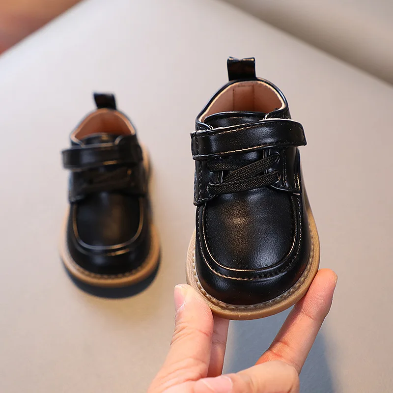 Baby Boy Shoes Spring Autumn Toddler Oxfords Infant Shoes Newborn First Walkers Party Wedding Baby Soft PU Leather Shoes For Boy 2