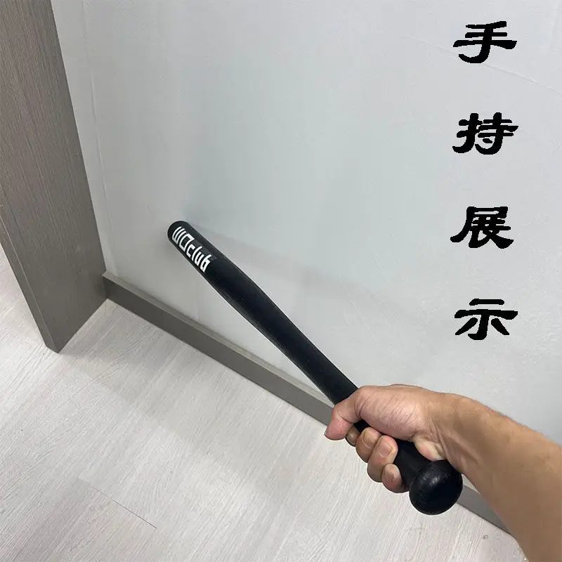 Polypropylene Baseball Bat Solid Thickened Hard Baseball Bat Black Car Outdoor Self-Defense Legal Weapon