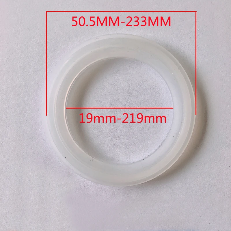 10Pcs/Lot 1.5inch Silicone Sealing Gasket Sanitary Clamp Ferrule Sealing  Gaskets Fittings Silicon Washer