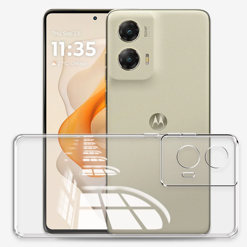 Shockproof Clear Silicone Phone Case – Soft Protective Cover