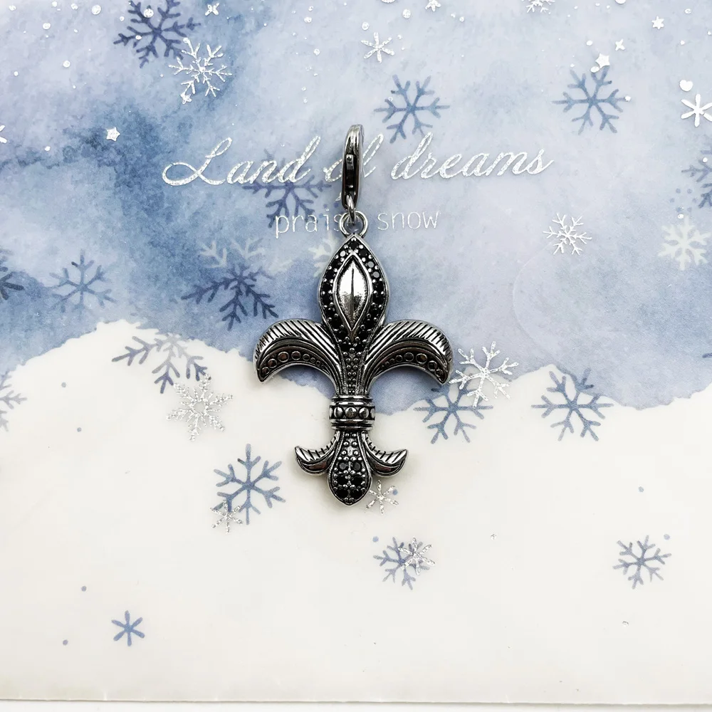 WithLoveSilver Broche Fleur De Lys Argent 925 - Bijou Élégant Et Symbolique