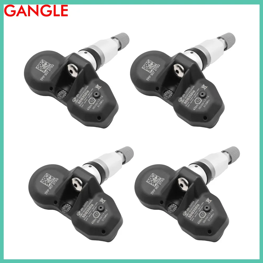 4PCS TPMS SENSOR FOR 2010-2017 A8 (4H) 2007-2015 AUDI R8 SPYDER TIRE ...