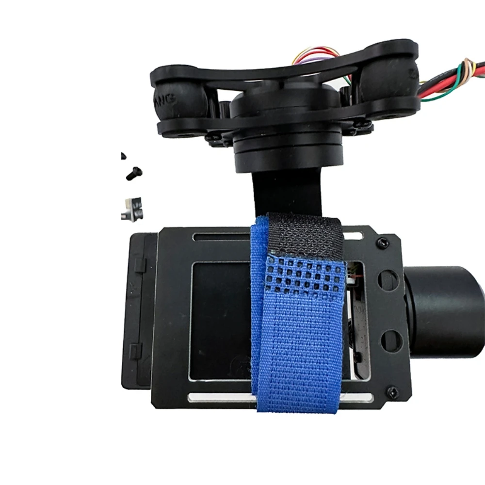 Caméra drone 4K HD avec stabilisation, noir/argenté