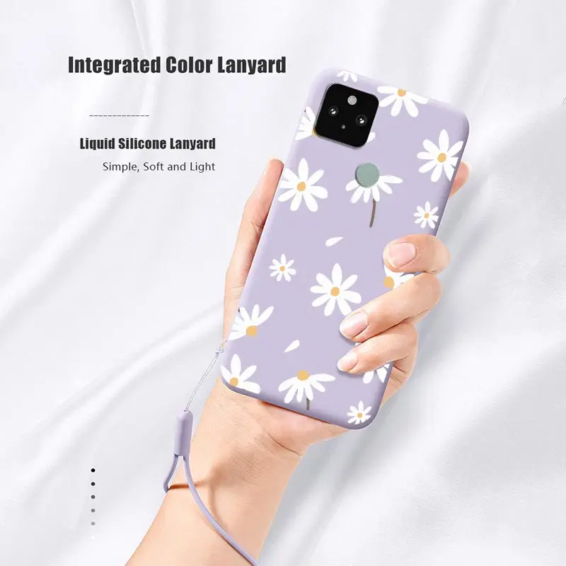 Sunflower White Silicone Bracelet Phone Case