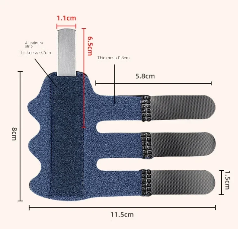 1Pcs Adjustable Finger Corrector Splint Pain Relief Finger Brace Support thumbnail 12