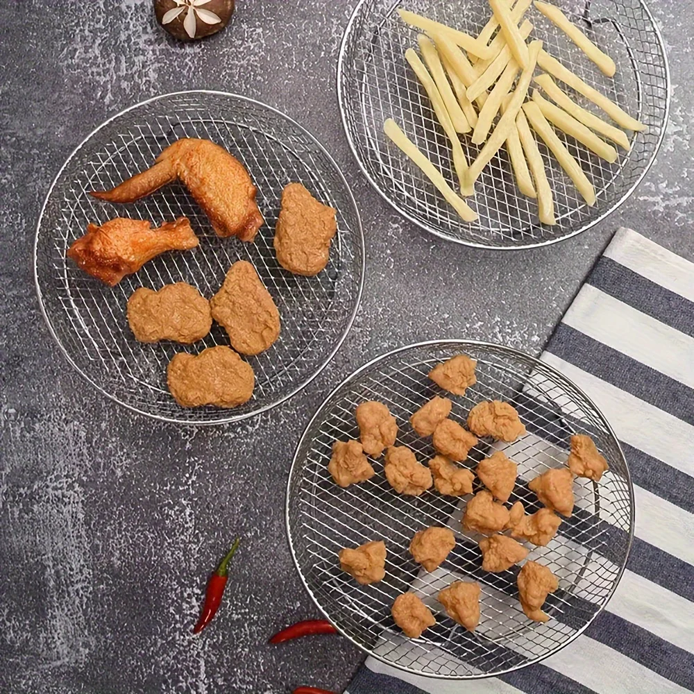 Air Fryer Accessories Multipurpose Grill and Frying Basket Set
