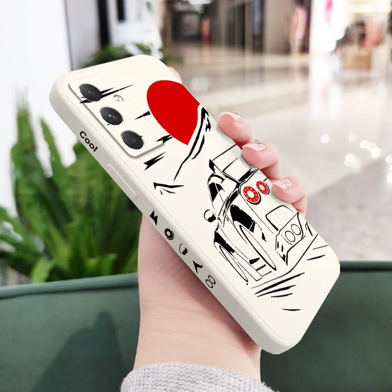 Sleek Red Sports Car Design Phone Case Cover