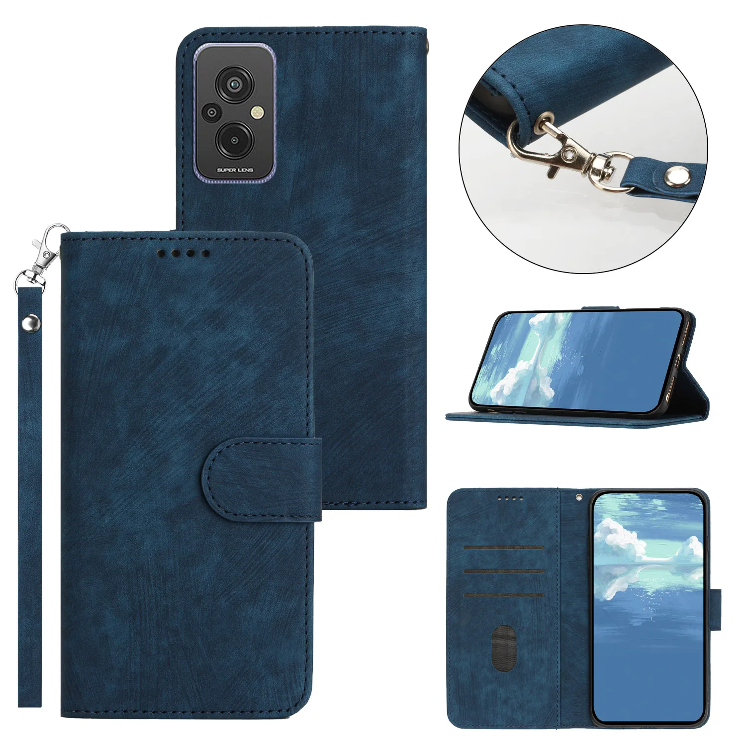 

Wallet PU Leather Phone Cases Case For OPPO Realme C30 V23 V20 Narzo 50i GT NEO 3 2 9 8 C25 C15 C17 Q5I 5G Stripe Design 10pcs