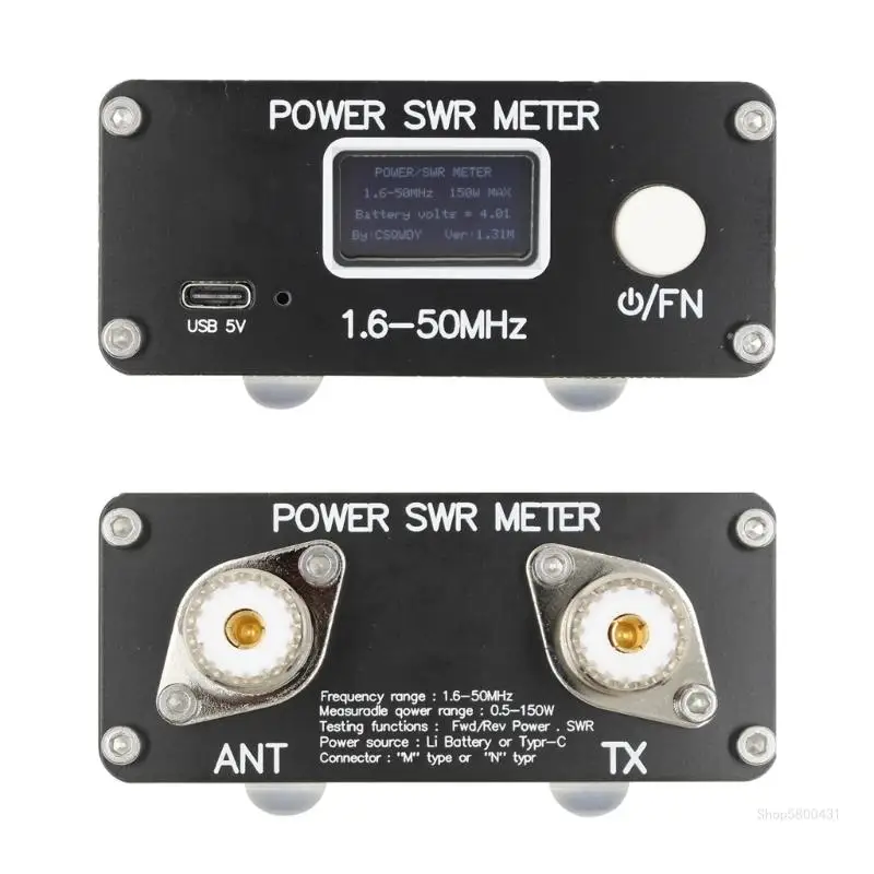 업데이트된 QRP 150W 1.6-50MHz SWR 안테나 튜너 0.5W-150W 라디오 액세서리