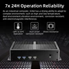 Fanless Industrial IoT Mini PC i7-5500U Windows Linux 6x COM-RS232 1x RS485 Adjustable 2x 2.5G Ethernet SIM Slot Mini PCIe Slot 3