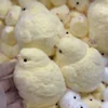 2024 Color Kawaii Handmade Silicone Soft Flocked Yellow Imitation TPR Soft Chicken Adult Children Cute Gift Toys squishy Chicken 6
