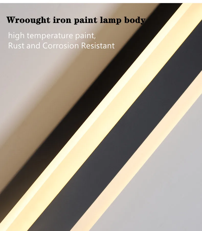 wall lights for bedroom Long strip wall lamp LED modern minimalist bedside lamp indoor living room sofa background wall lamp wall lights indoor