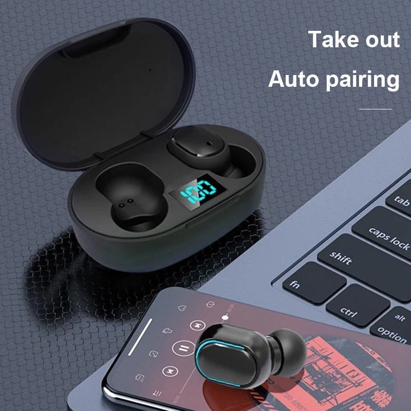 TWS Wireless Headphones Bluetooth 5.0 Earphones sport Earbuds Headset With Mic Charging box Headphones For all smartphones