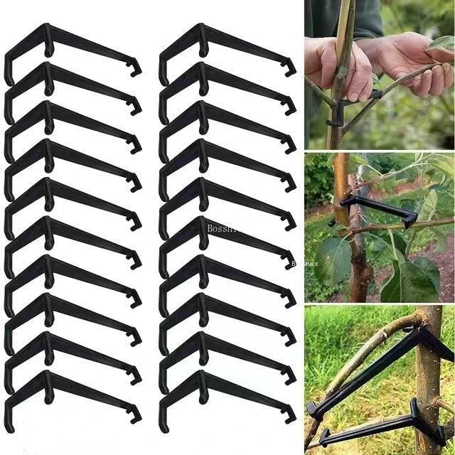 

10/20Pcs Fruit Tree Clips Plant Vines Support Twisting Shapers Branches Puller Twist Styling Curved Garden Tools