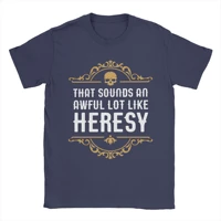 Vintage Heresy drôle Wargaming w-wahammer 40k T-Shirts femmes col rond coton T-Shirts à manches courtes T-Shirts idée cadeau vêtements 6