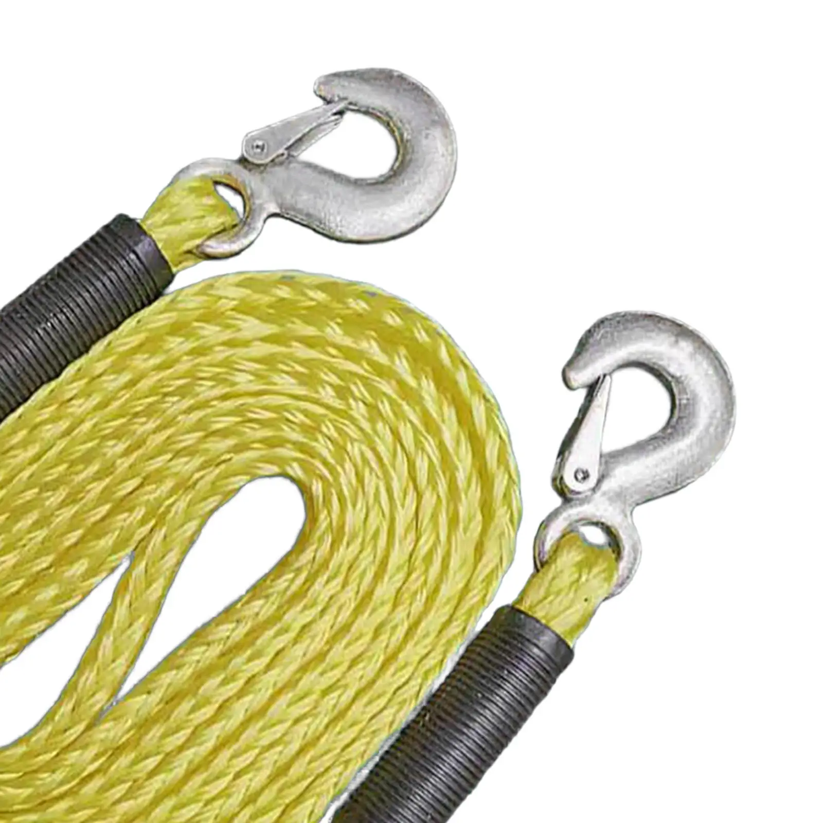 Tow Strap with Hooks ATV Tow Strap Trailer Belt Anti Slip Tool Tow Rope Truck Recovery Strap for Tree Boats