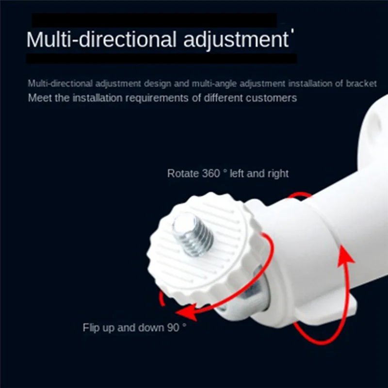 실내 실외용 조절식 장착 벽/천장 조절식 보안 브래킷, 카메라 브래킷 보안 카메라 브래킷