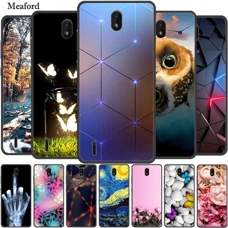 Custodia Per Nokia C100 Animals Cover Posteriore Morbida In Silicone Tpu Per Nokia C100 C 100 Funda Nokiac100 Protector Cartoon Coque Capa