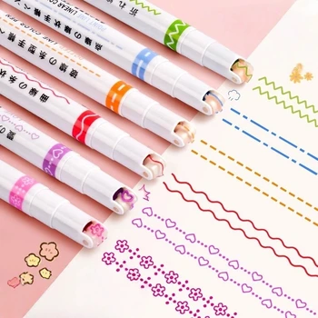 Flower Outline Marker Set 1