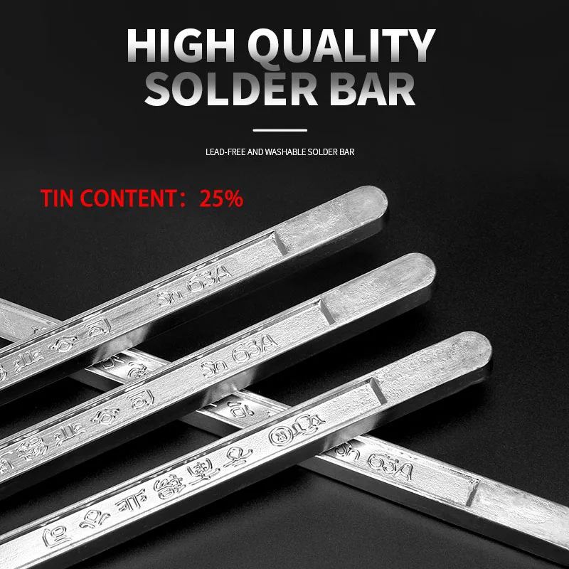 Ruili solder strip 25% high purity 500g dip soldering Yunnan material tin rod tin block household electrician environmental pro