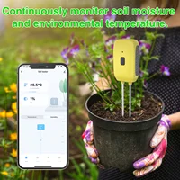 Tuya Smart Bluetooth Soil Tester Temperature and Humidity Meter Waterproof Thermohygrometer Garden Automation Irrigation Detecto - Image 6