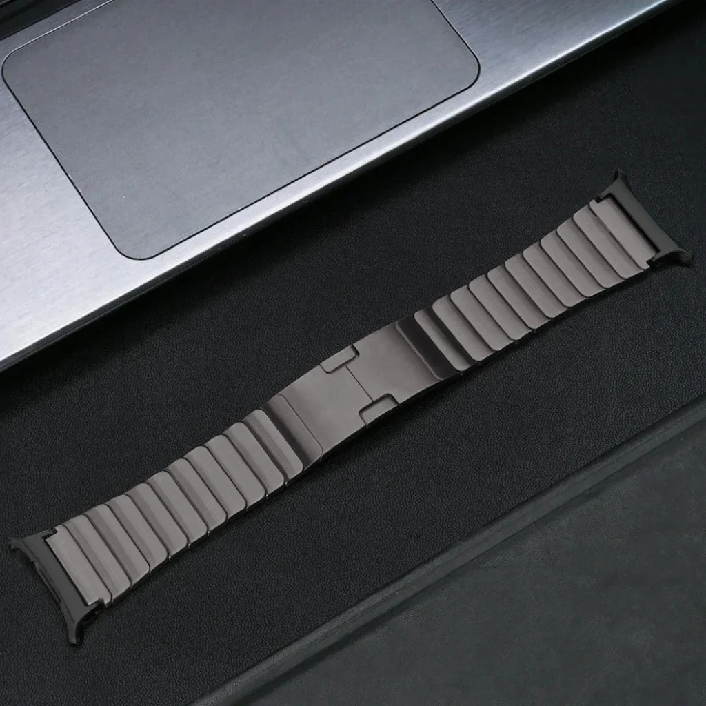 Sleek Stainless Steel Metal Quick Fit Strap - Premium No Gap Wristband Bracelet