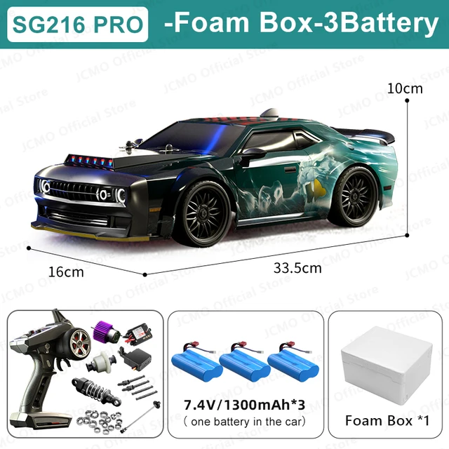 SG216 MAX RC Car 70+ KM/H High Speed Remote Control Vehicles 1:16