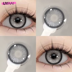 Vibrant Purple Eye Color Lenses for Women - Free Shipping Included (Najia Gray)