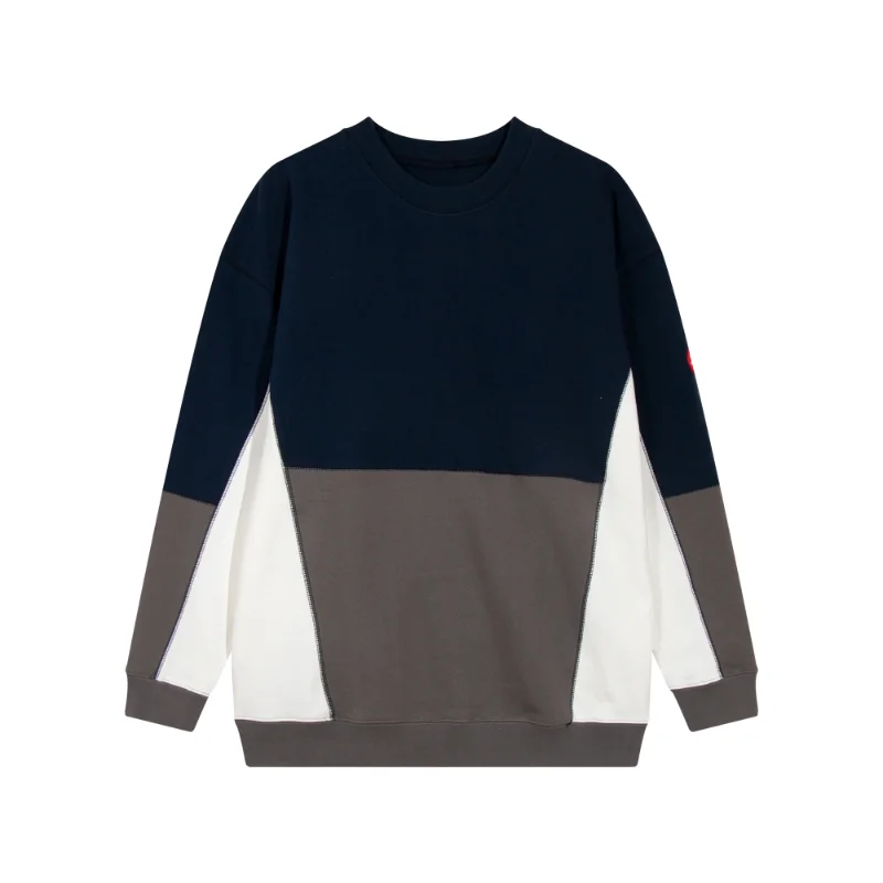 

New Fasion Color Stitching Patch Cavempt Hoodies Men Women EU Size Streetwear Kanye West Cavempt Sweatshirt