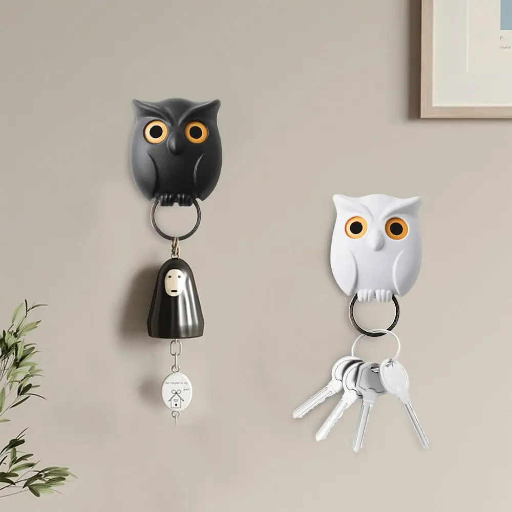 Description Picture 3 of itemHooks Owl Magnetic Key Hook Auto Blinking Cute Hooks No Punch Storage Hooks Kitchen Home Wall Decoration Hooks