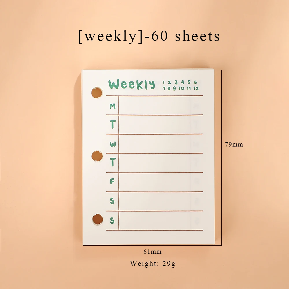 weekly 60sheets