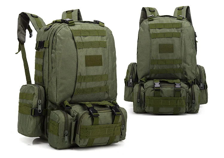 50L Militärischer taktischer Rucksack mit großem Fassungsvermögen, wasserdichter Oxford-Rucksack für Herren, Wandern, Camping, Jagd, Reiserucksack – Detail 12