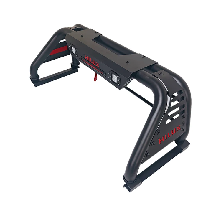 Universal Brake Light Roll Cage Pickup Truck Accessories Manganese steel Sports Bar Roll Bar for Hilux Dodge Ram Isuzu Dmax