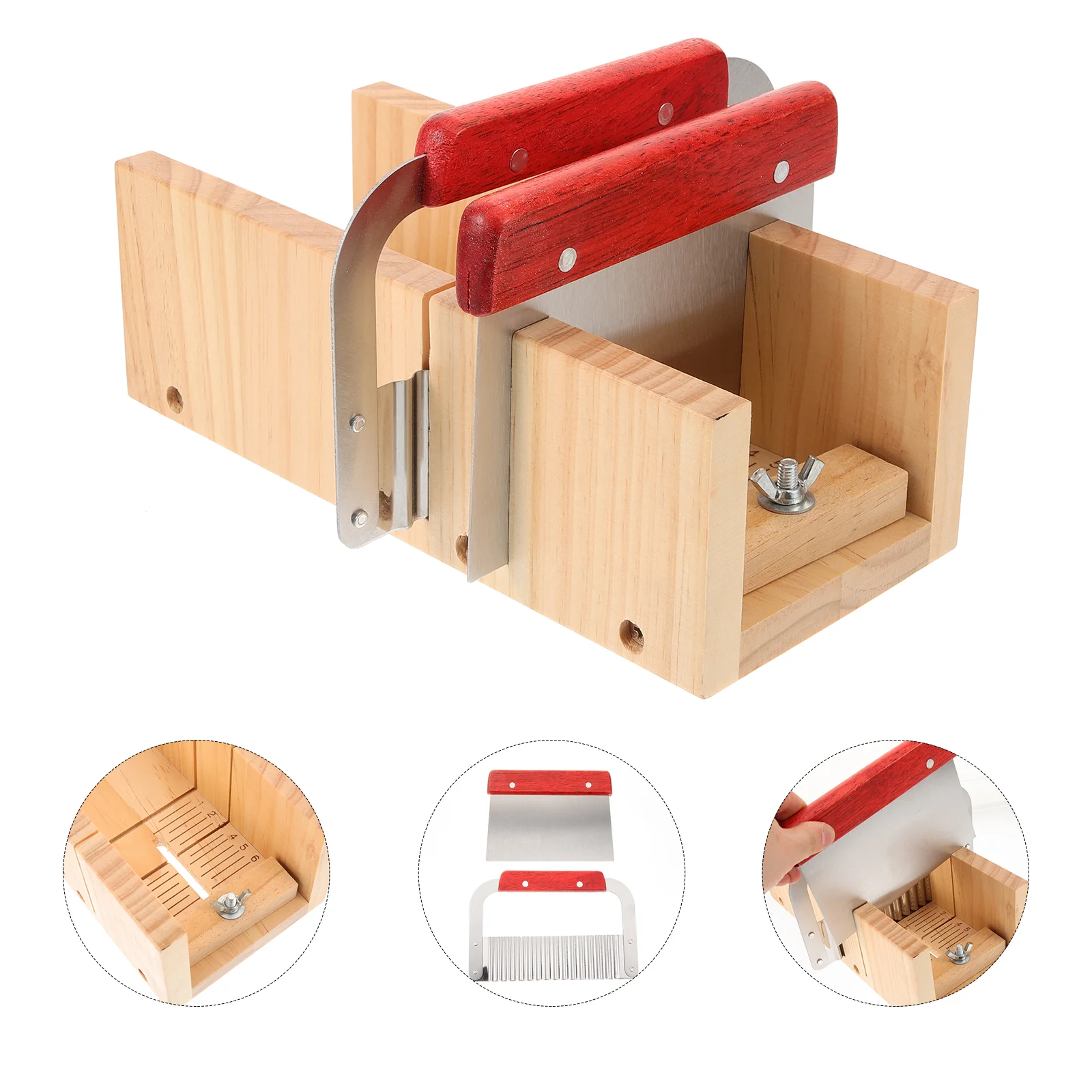

Handmade Soap Molds Wooden Blade 430 Stainless Steel Making Supplies